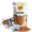 Natursly Premium Raw Flax Seeds | High in Omega-3, Protein & Fiber | 100% Natural Superfood for Weight Loss & Heart Health