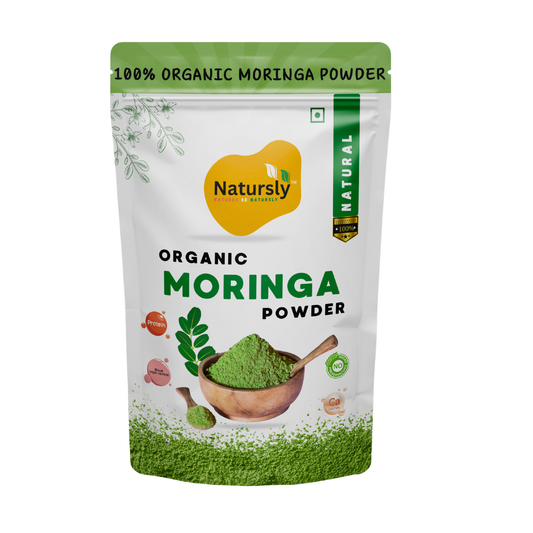 NATURSLY ORGANIC MORINGA POWDER, 200g, 100% PURE LEAF POWDER, RICH IN VITAMINS AND MINAREALS