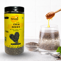 Natursly Raw Chia Seeds for Weight Loss with Omega 3 , Calcium and Zinc, Fiber Rich Seeds